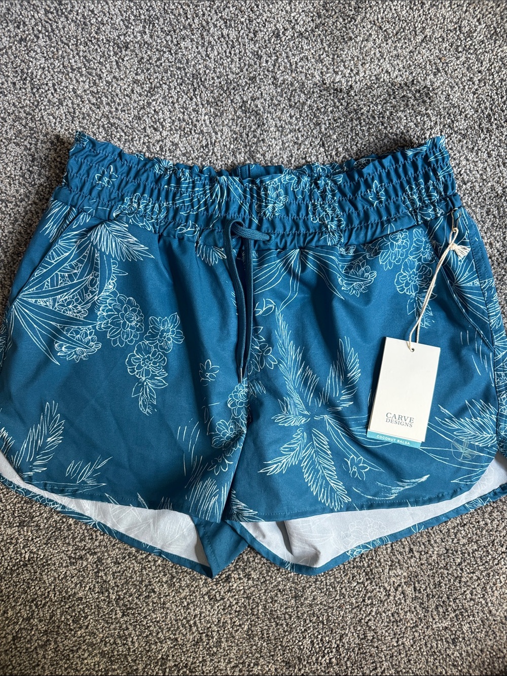 Carve Designs Bali Shorts in Scenic Blue